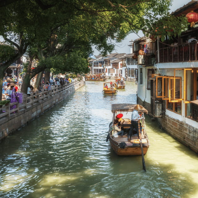 2 Day Private Shanghai Skyline to Watertown & Suzhou Garden - Taking the train from Shanghai to Suzhou