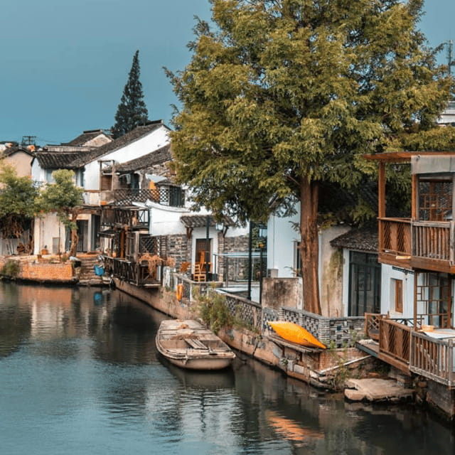 2 Day Private Shanghai Skyline to Watertown & Suzhou Garden - Three hours among Zhujiajiao’s canals