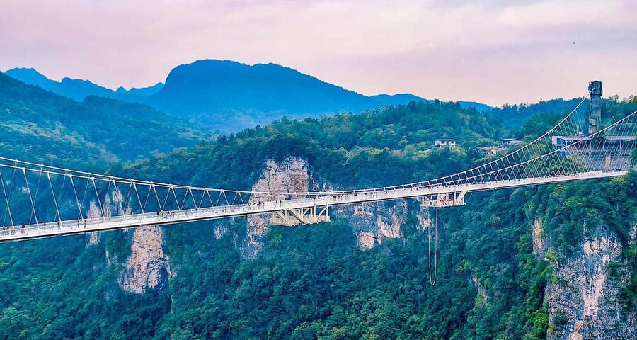 2-Day Private Zhangjiajie Tour Avatar Mountain, Glass Bridge - Day two: the Zhangjiajie Grand Canyon Glass Bridge