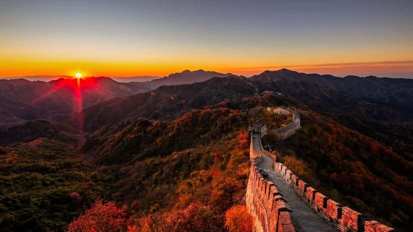 Afternoon Sightseeing Bus Guided Tour to Mutianyu Great Wall - Cable car, toboggan, or walking only