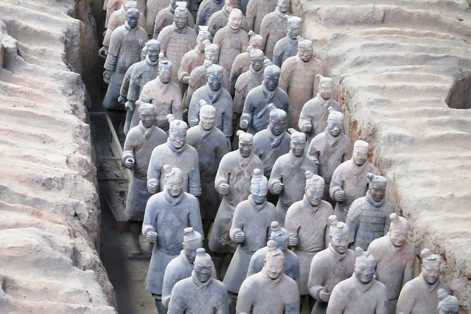 All Inclusive Private Half-day tour to the Terracotta Warriors - Pit 1, where the army fills the hall