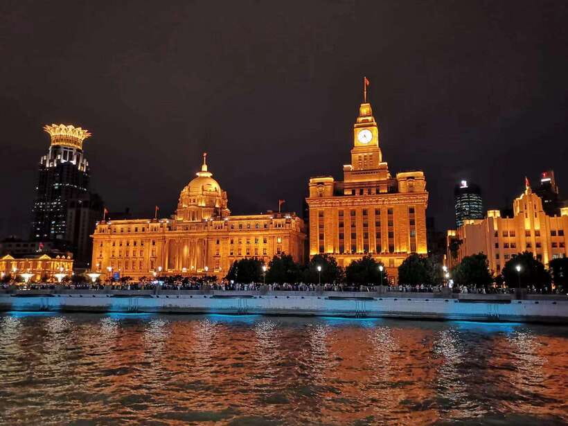 Amazing Shanghai Night Lights:River Cruise &Private Transfer - Boarding the Huangpu River cruise
