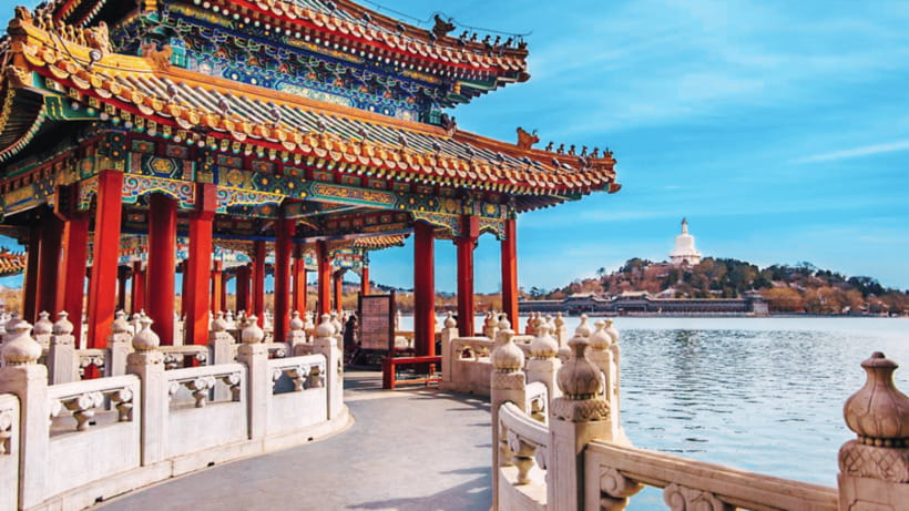 Beijing: Beihai park e-ticket entry - The White Dagoba and the park’s high point