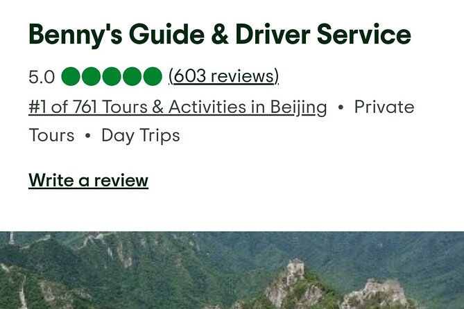 Beijing Forbidden City & Mutianyu Great Wall Private Day Tour - The real cost of the $95 tour