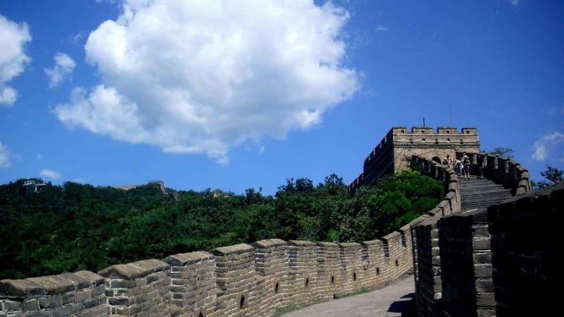 Beijing Juyongguan Great Wall Ticket And Options - Arriving by taxi and entering the Great Wall