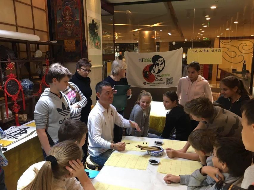 Beijing Wangfujing Calligraphy Class Nearby Forbidden City - A calm setting with tea and time to think