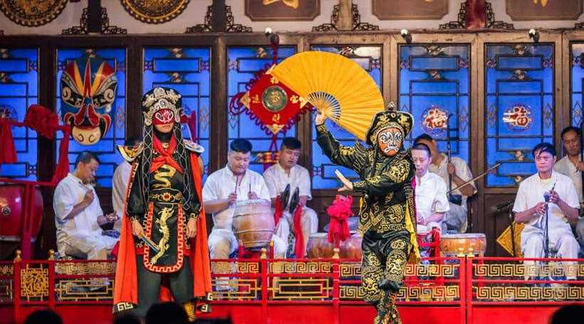 Chengdu: Sichuan Opera Show ShufengYayun & Covered Bowl Tea - Timing, ticket collection, and getting seated