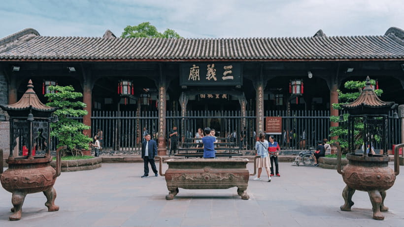 Chengdu: Wuhou Shrine Museum From Three Kingdoms Era - Zhuge Liang, Liu Bei, and the Shu Han story