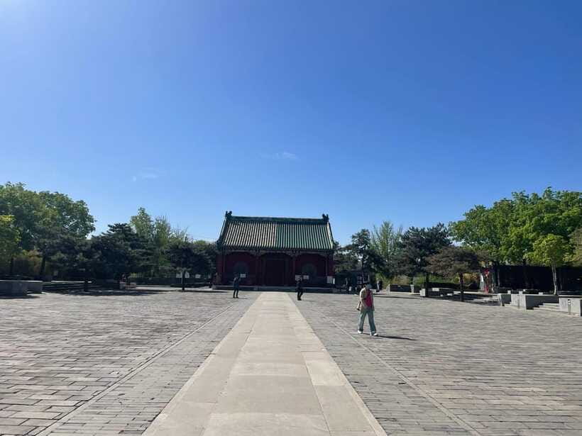 Chinese Kungfu class in old temple beside Forbidden Ci - Who will enjoy this activity most?