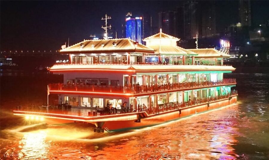 Chongqing: Illuminated Night Tour with Cruise or Hot Pot - Jiefangbei Pedestrian Street, Chongqing’s urban starting point