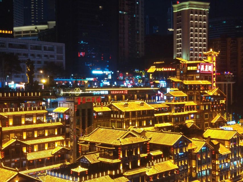 Chongqing: Illuminated Night Tour with Cruise or Hot Pot - What $109 buys you