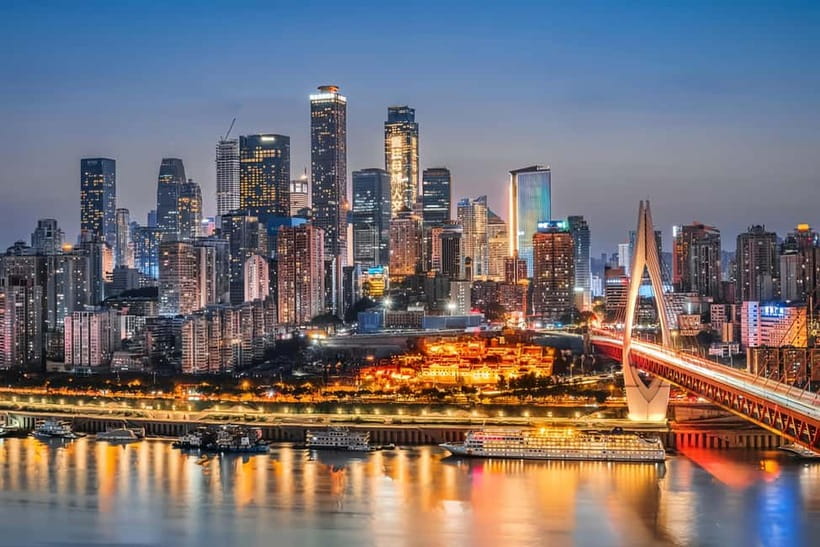 Chongqing: Magic Night View and Secret Viewing Spots Tour - Longmenhao Old Street adds texture beyond the skyline