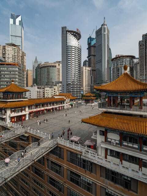 Chongqing Private City Tour: Must-Sees All-in-One - Liziba: the monorail through the apartment building