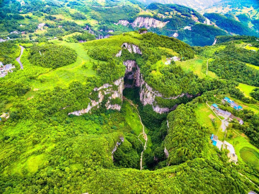 Chongqing: Private Day Tour to Wulong Karst Geological Park - Fairy Mountain and its open meadows