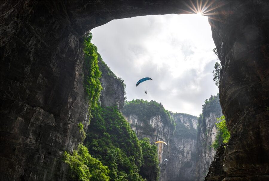 Chongqing: Wulong Private Day Exploration Tour - The three bridges are the reason to go