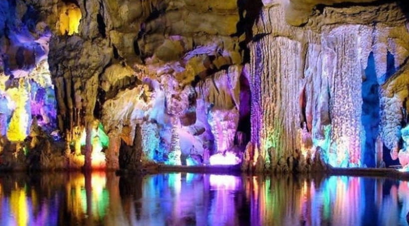 Discover Guilin's Gems:Guangzhou-Bullet Train Highlight Tour - Reed Flute Cave and its old stone markings
