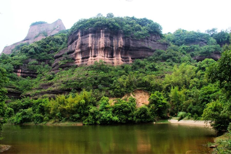 From Guangzhou: Mount Danxia and Nanhua Temple Full-Day - Yang Yuan Stone, nature with a sense of humor