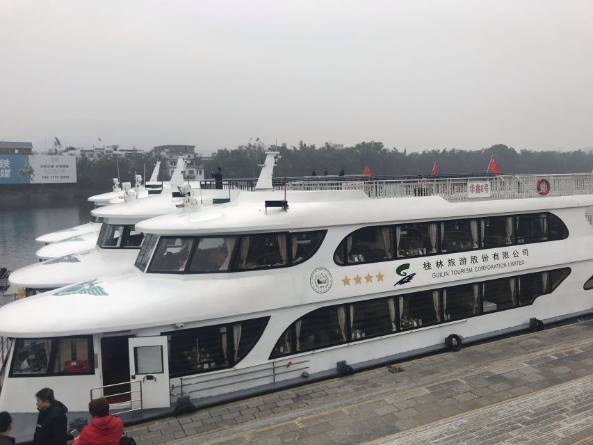 From Guilin: 4 Star Luxury Li River Cruise with Buffet Lunch - Four hours among karst peaks, farms, and villages