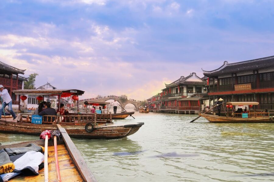 From Shanghai: Private Zhujiajiao Tour with Boat Ride - The private car ride from central Shanghai