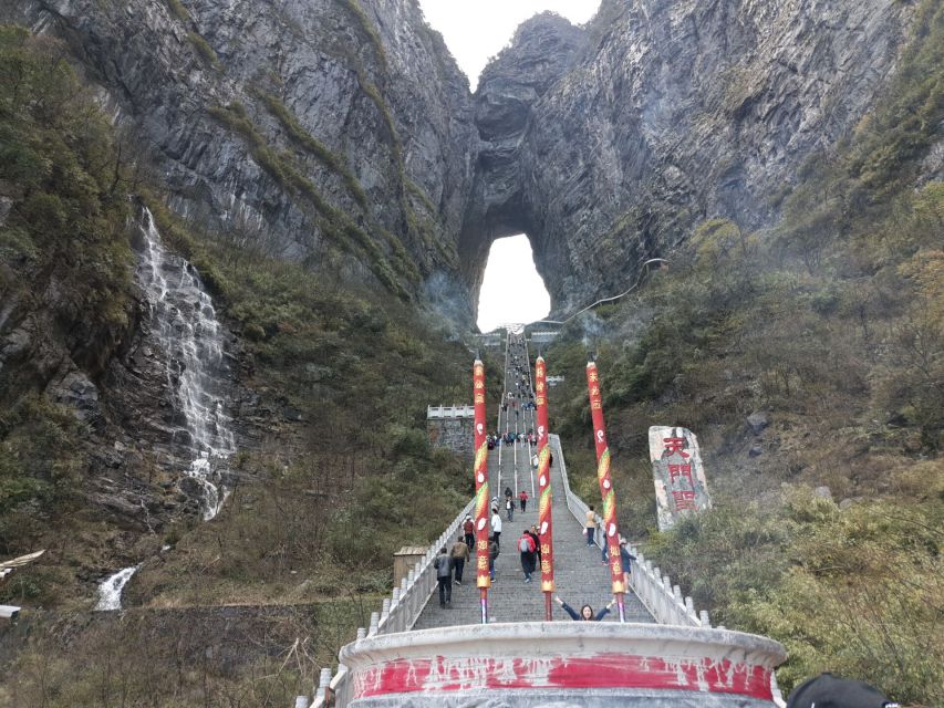 Full-Day Private Tour of Tianmen Mountain - The cable car ride from farmland to the clouds