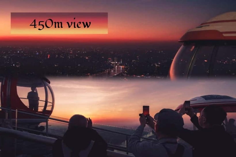 Guangzhou:Canton Tower skyview Ticket 433m/450m/488m - Choosing between 433m, 450m, and 488m