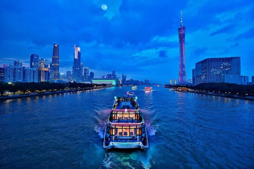 Guangzhou: Pearl River 1-hour Night Cruise (Optional Piers) - Seeing Guangzhou from the Pearl River at night