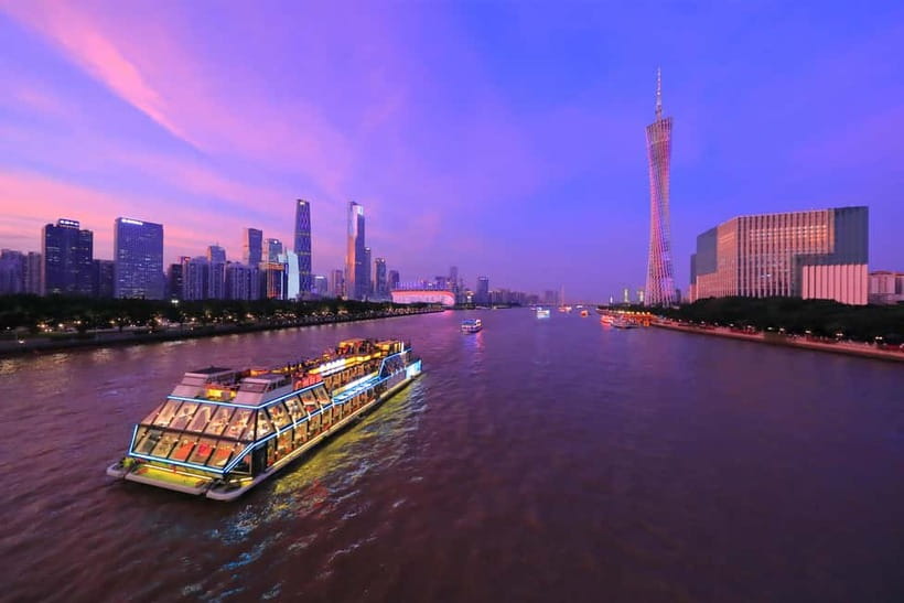 Guangzhou: Pearl River 1-hour Night Cruise (Optional Piers) - What the cruise route is really like