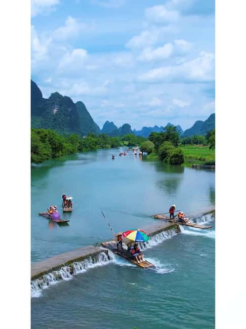 Guilin: Cave, Yulong Rafting, Glass-bottomed skywalk & Show - Ruyi Peak, the ropeway, and the glass-bottomed skywalk