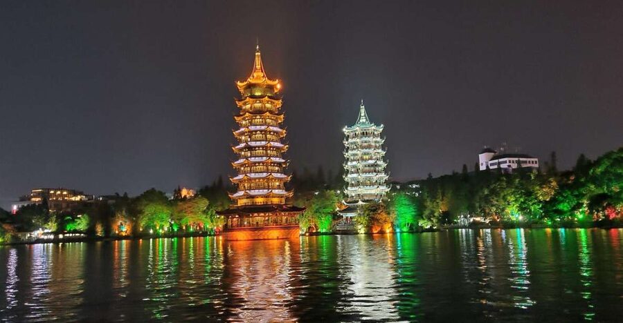Guilin: Four Lakes Night Cruise with Round-trip Transfer - Hotel pickup makes the evening simple