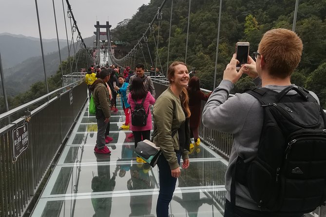 Gulong Gorge Skywalk Glass Bridge and Waterfall View Private Tour - Optional Guangzhou sights after the gorge