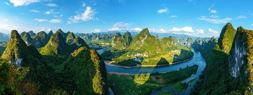 Highlights from Guilin to Yangshuo Full Day Private Tour - Route 2 trades the cave for rice fields and Zhuangyuan Bridge