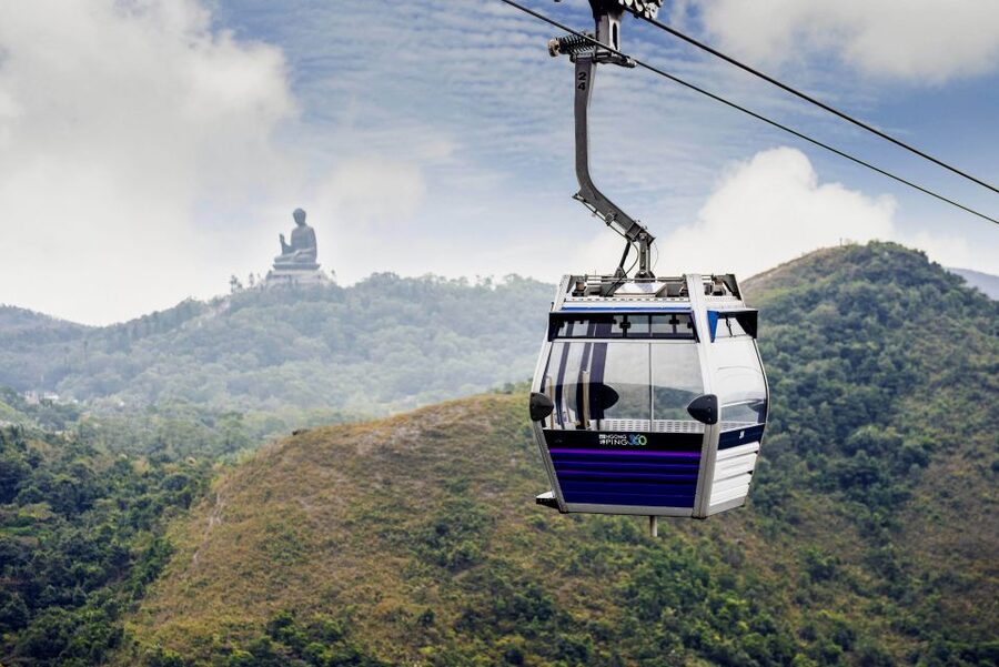 Hong Kong: Ngong Ping Private Cable Car Skip-the-Line Ticket - A 5.7-kilometer ride above bay, airport, and sea