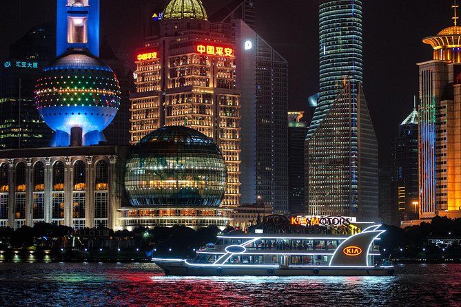 Huangpu River Cruise and Bund City Lights Evening Tour of Shanghai - The Bund after sunset