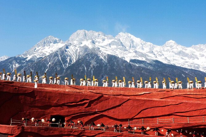 Jade Dragon Snow Mountain Glacier Cableway with Scenic Train Tour - Impression Lijiang adds music, dance, and local life