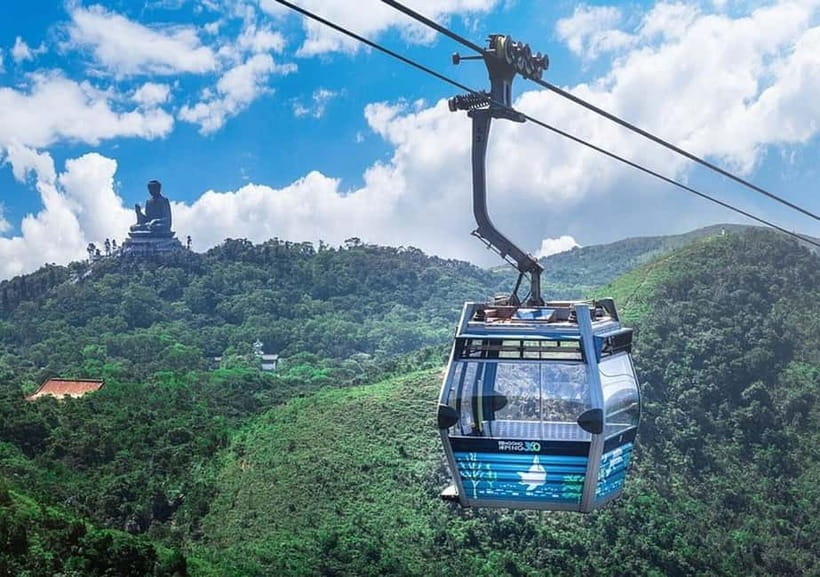 Lantau Island: Priority Cable Car, Tai O & Direct Transfer - The first view: Ngong Ping 360 over Lantau