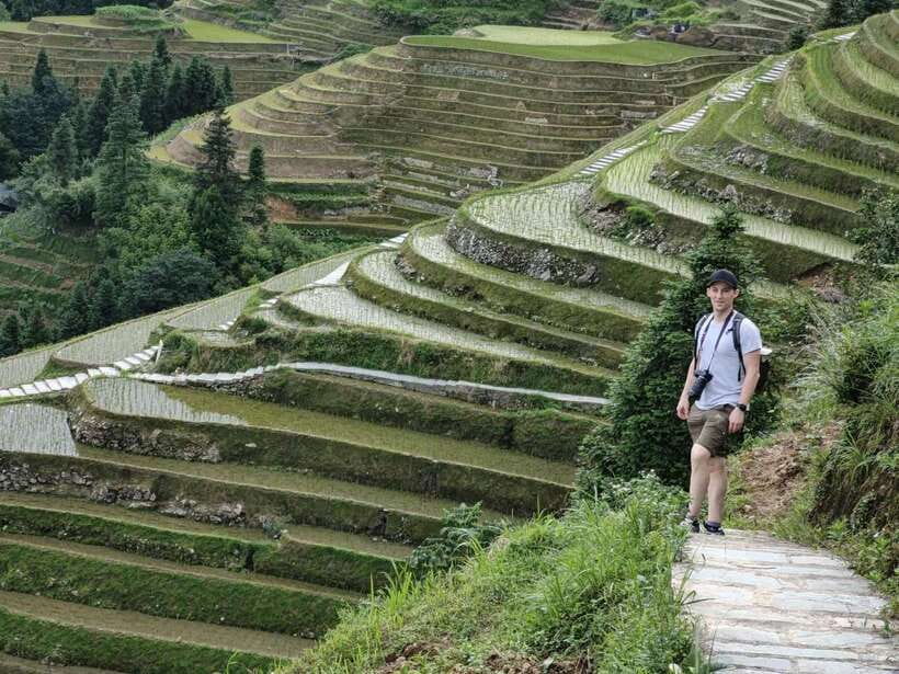 Longji Rice Terraces: Full-Day Private Tour from Guilin - Walking through the Longji terraces
