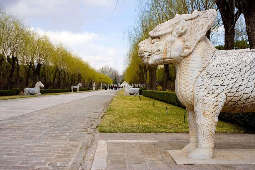 Ming Tombs Private Tour: Sacred Road, Dingling and Changling - The Olympic Stadium photo stop
