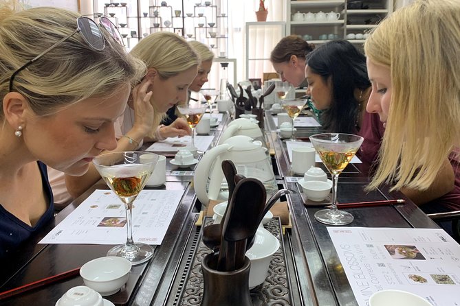 Tea Tasting and Pairing Concept Workshop - Tasting green, scented green, red, and oolong tea