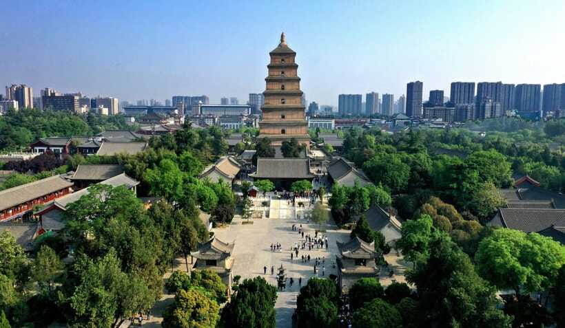 Xi'an: Daci'en Temple(Great Wild Goose Pagoda) E-ticket - QR code entry and the documents you need