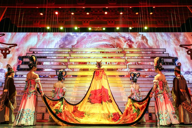 Xi'an Tang Dynasty Show Ticket Optional Dumplings or Royal Dinner - The live orchestra gives the show its character