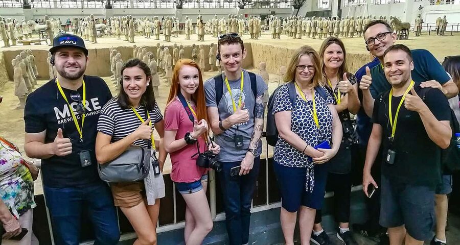 Xi'an: Terracotta Army, Lunch, City Wall, Pagoda, Bazaar - Big Wild Goose Pagoda and the Silk Road connection