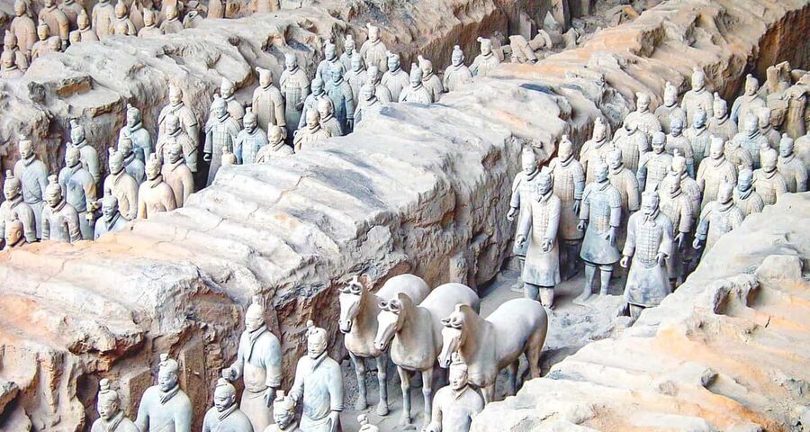 Xi'an: Terracotta Army, Lunch, City Wall, Pagoda, Bazaar - The Muslim Quarter and your choice at day’s end