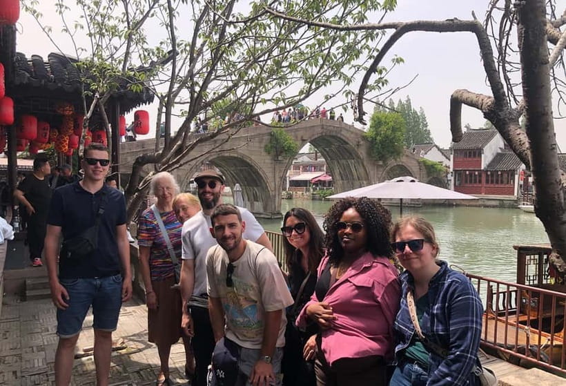 Yu Garden, Old Street, Bund & Zhujiajiao Water Town Bus Tour - The coach ride to Zhujiajiao